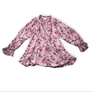 Clover + scout floral tunic top